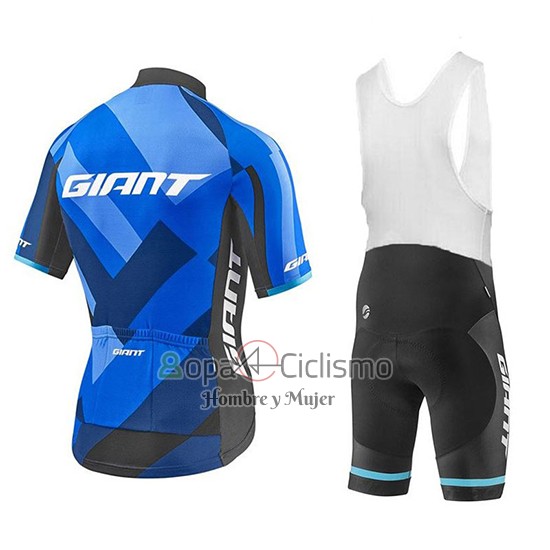 Giant Elevate Ropa Ciclismo Culotte Corto 2018 Hombre Mangas Cortas Azul y Negro