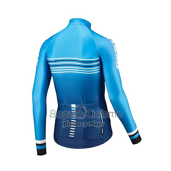 Giant Race Day Ropa Ciclismo Culotte Largo 2019 Hombre Mangas Largas Azul