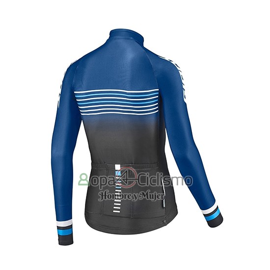 Giant Race Day Ropa Ciclismo Culotte Largo 2019 Hombre Mangas Largas Azul Negro