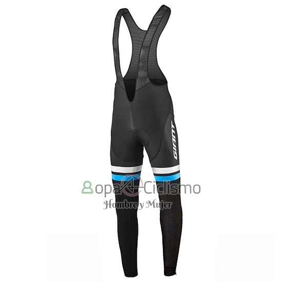 Giant Race Day Ropa Ciclismo Culotte Largo 2019 Hombre Mangas Largas Azul Negro