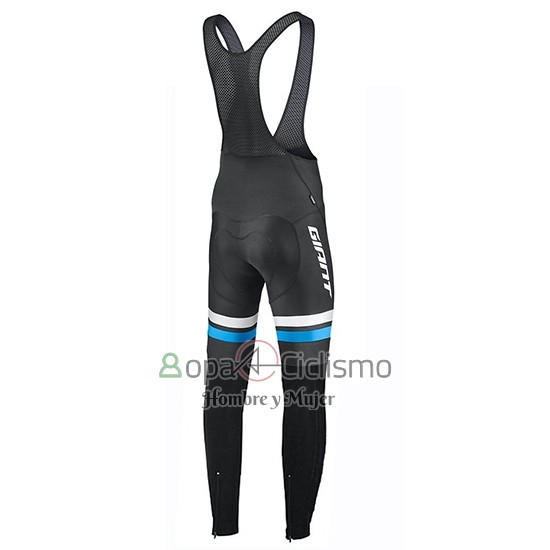 Giant Race Day Ropa Ciclismo Culotte Largo 2019 Hombre Mangas Largas Azul Negro