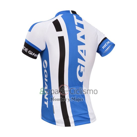 Giant Ropa Ciclismo Culotte Corto 2013 Hombre Mangas Cortas Blanco y Azur