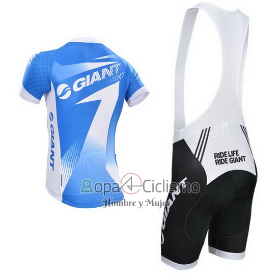 Giant Ropa Ciclismo Culotte Corto 2014 Hombre Mangas Cortas Azur