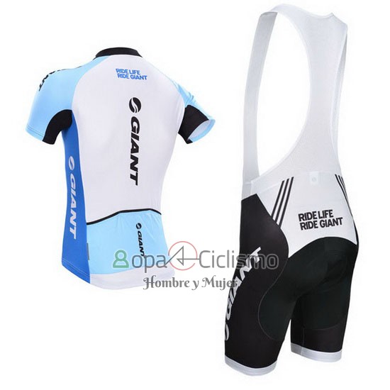 Giant Ropa Ciclismo Culotte Corto 2014 Hombre Mangas Cortas Blanco