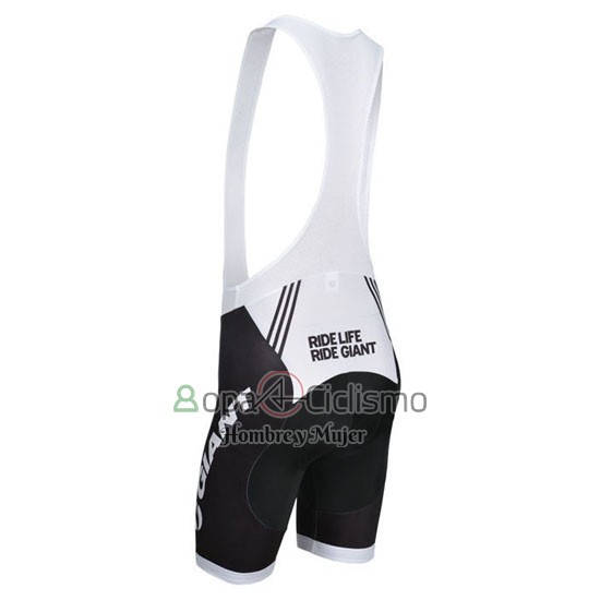 Giant Ropa Ciclismo Culotte Corto 2014 Hombre Mangas Cortas Blanco y Negro