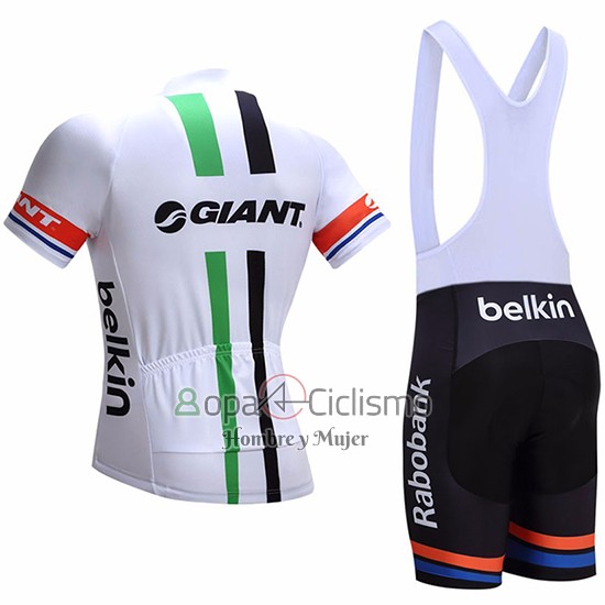 Giant Ropa Ciclismo Culotte Corto 2017 Hombre Mangas Cortas Blanco