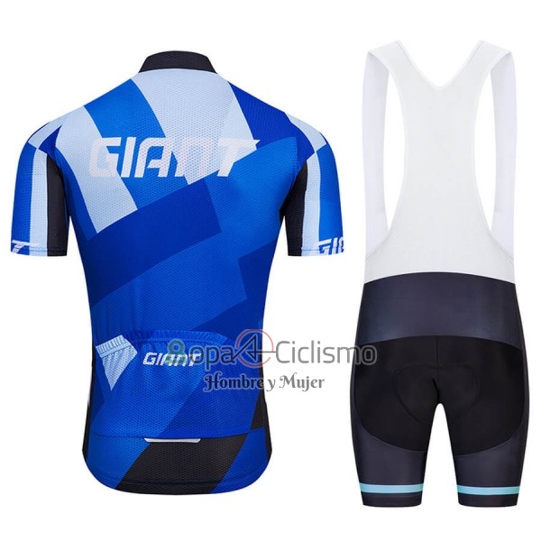 Giant Ropa Ciclismo Culotte Corto 2018 Hombre Mangas Cortas Azul