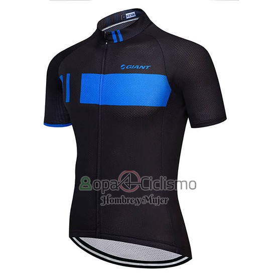 Giant Ropa Ciclismo Culotte Corto 2018 Hombre Mangas Cortas Negro y Azul