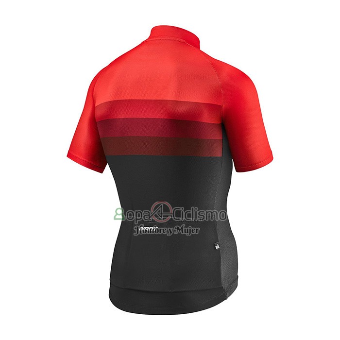 Giant Ropa Ciclismo Culotte Corto 2021 Hombre Mangas Cortas Negro Rojo