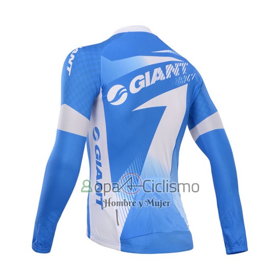 Giant Ropa Ciclismo Culotte Largo 2014 Hombre Mangas Largas Azur