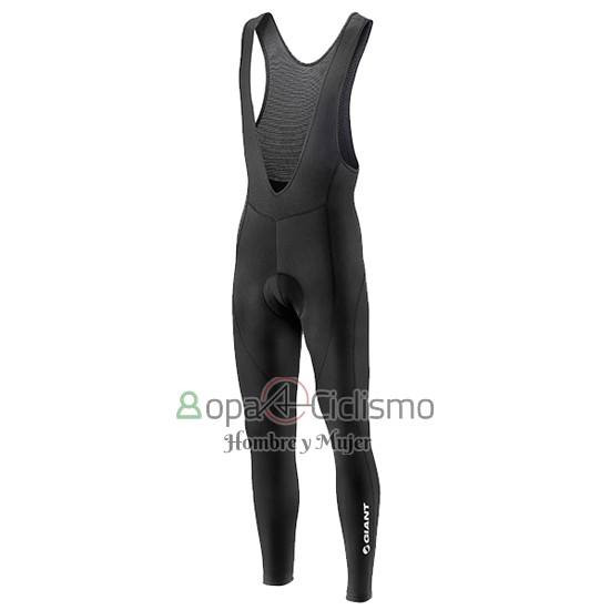 Giant Ropa Ciclismo Culotte Largo 2016 Hombre Mangas Largas Negro y Azul