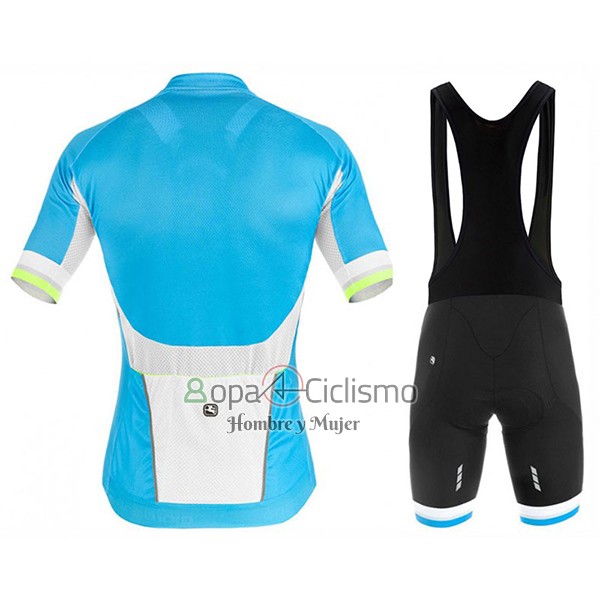 Giordana Plata Line Ropa Ciclismo Culotte Corto 2017 Hombre Mangas Cortas Azur