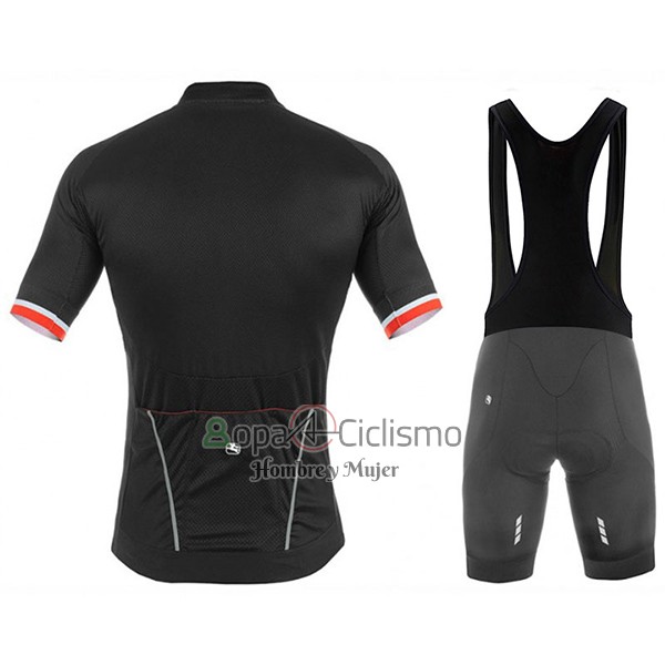 Giordana Plata Line Ropa Ciclismo Culotte Corto 2017 Hombre Mangas Cortas Negro
