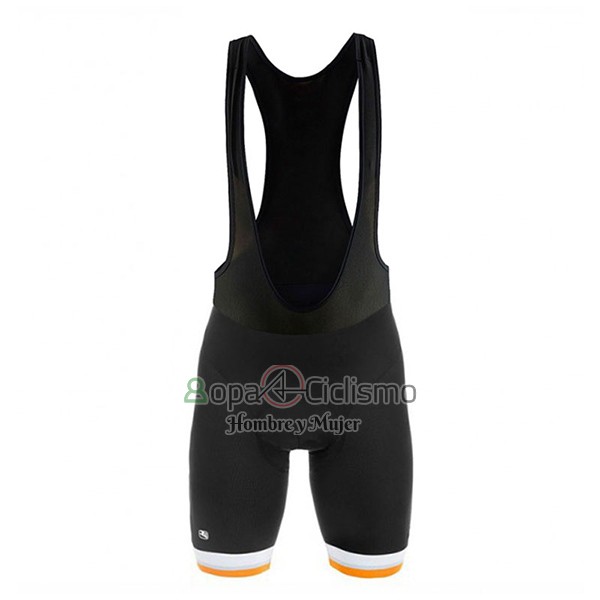 Giordana Plata Line Ropa Ciclismo Culotte Corto 2017 Hombre Mangas Cortas Negro y Blanco