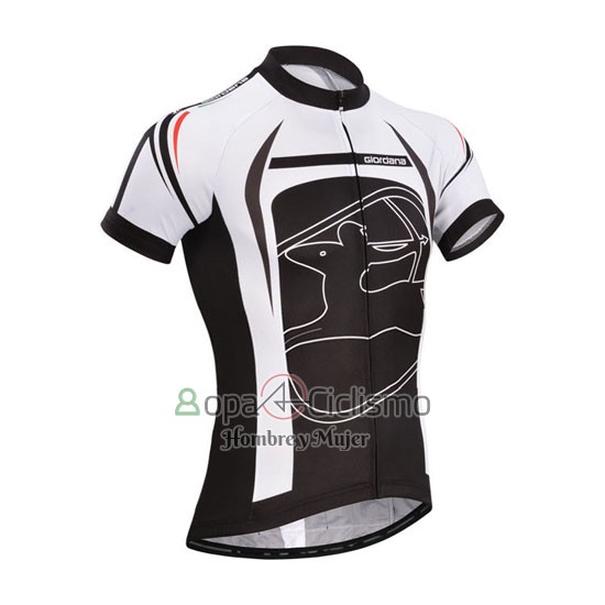 Giordana Ropa Ciclismo Culotte Corto 2014 Hombre Mangas Cortas Negro