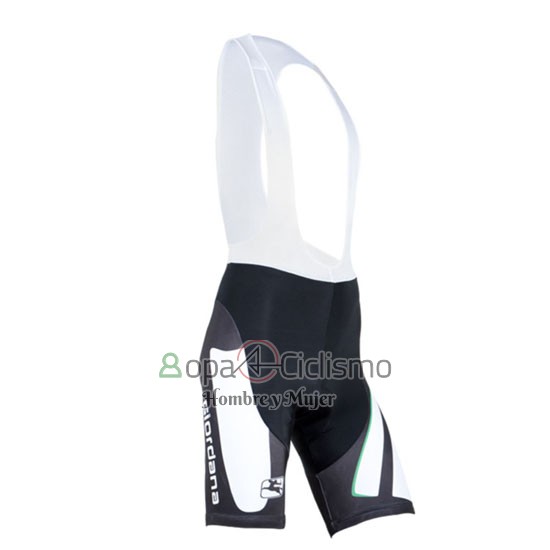 Giordana Ropa Ciclismo Culotte Corto 2014 Hombre Mangas Cortas Negro y Blanco