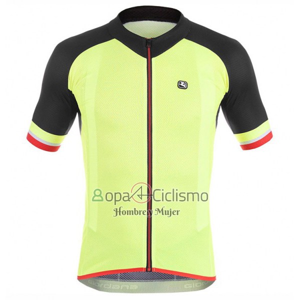 Giordana Ropa Ciclismo Culotte Corto 2017 Hombre Mangas Cortas AMarillo