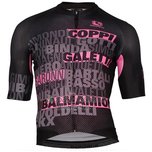 Giordana Ropa Ciclismo Culotte Corto 2017 Hombre Mangas Cortas Negro