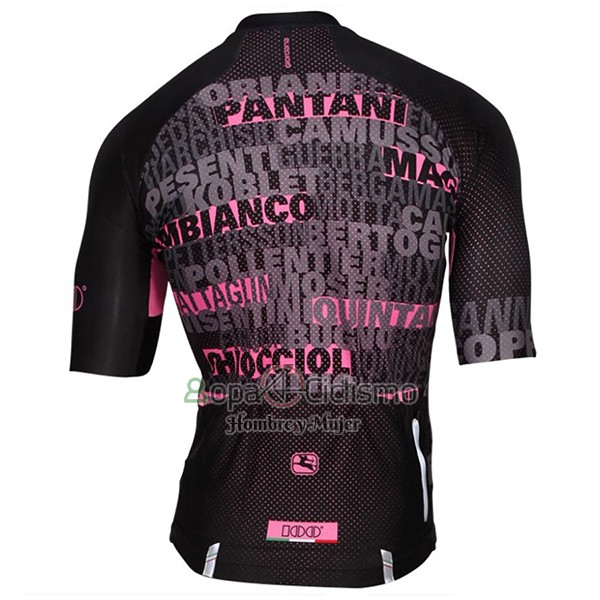 Giordana Ropa Ciclismo Culotte Corto 2017 Hombre Mangas Cortas Negro