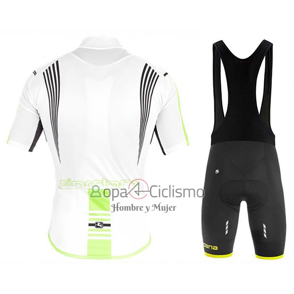 Giordana Sahara Ropa Ciclismo Culotte Corto 2017 Hombre Mangas Cortas Blanco