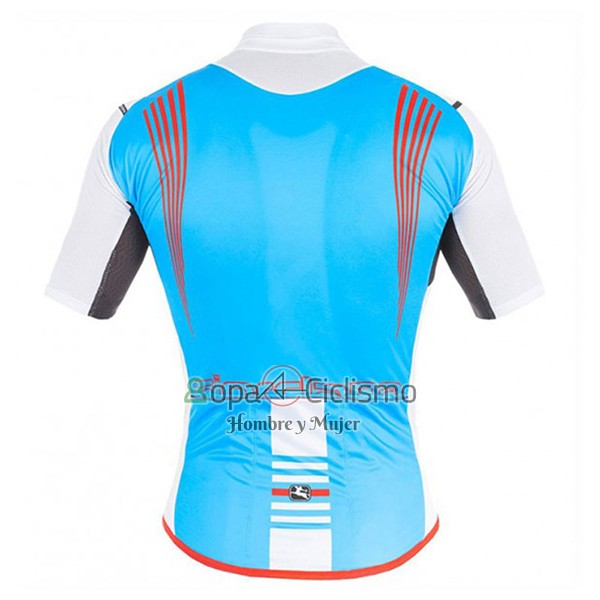 Giordana Sahara Ropa Ciclismo Culotte Corto 2017 Hombre Mangas Cortas Blanco y Azur