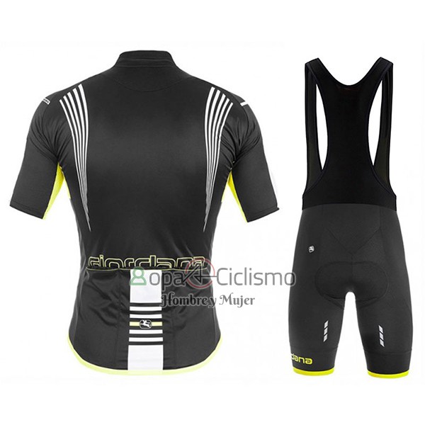 Giordana Sahara Ropa Ciclismo Culotte Corto 2017 Hombre Mangas Cortas Negro