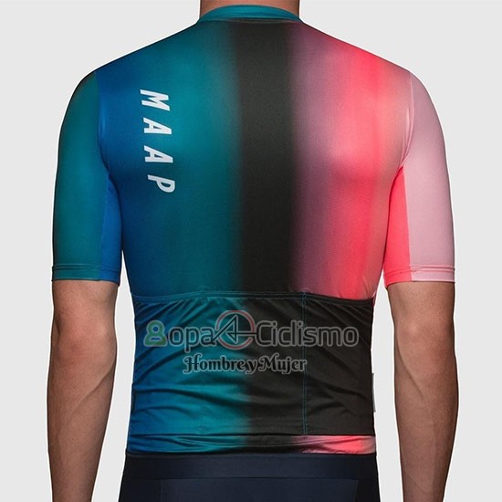 Maap Cortina Ropa Ciclismo Culotte Corto 2019 Hombre Mangas Cortas Rojo Verde Azul