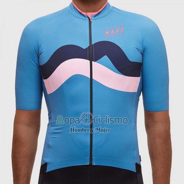 Maap Fat Stripe Ropa Ciclismo Culotte Corto 2017 Hombre Mangas Cortas Azul