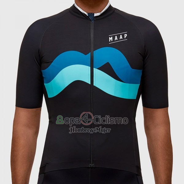 Maap Fat Stripe Ropa Ciclismo Culotte Corto 2017 Hombre Mangas Cortas Negro
