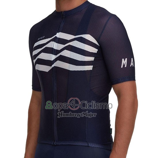 Maap Flag Ropa Ciclismo Culotte Corto 2019 Hombre Mangas Cortas Negro Blanco Negro