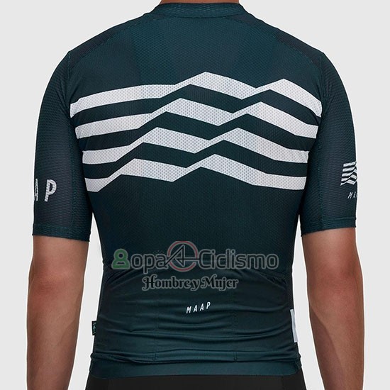 Maap Flag Ropa Ciclismo Culotte Corto 2019 Hombre Mangas Cortas Verde Blanco Negro