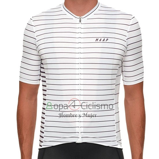 Maap Movement Ropa Ciclismo Culotte Corto 2019 Hombre Mangas Cortas Blanco