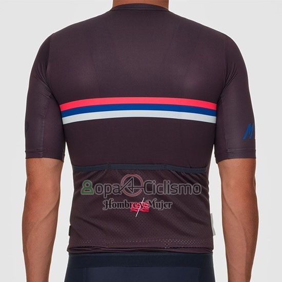 Maap Nationals Mulberry Ropa Ciclismo Culotte Corto 2019 Hombre Mangas Cortas Brown