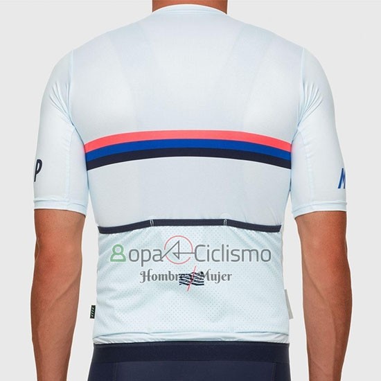 Maap Nationals Ropa Ciclismo Culotte Corto 2019 Hombre Mangas Cortas Blanco
