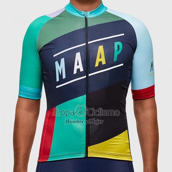 Maap Ropa Ciclismo Culotte Corto 2017 Hombre Mangas Cortas Azul y Azur