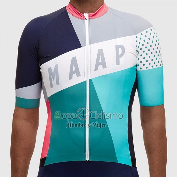 Maap Ropa Ciclismo Culotte Corto 2017 Hombre Mangas Cortas Gris y Azur
