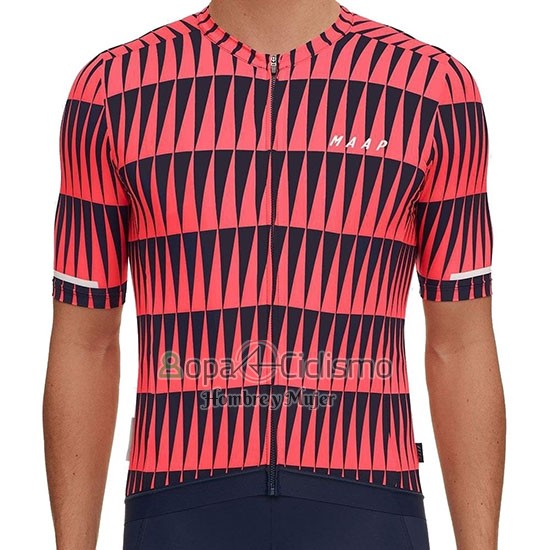 Maap Ropa Ciclismo Culotte Corto 2019 Hombre Mangas Cortas Rojo Negro