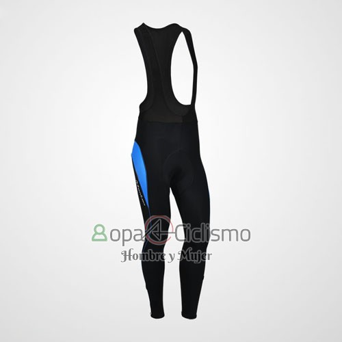Monton Ropa Ciclismo Culotte Largo 2014 Hombre Mangas Largas Negro y Azul