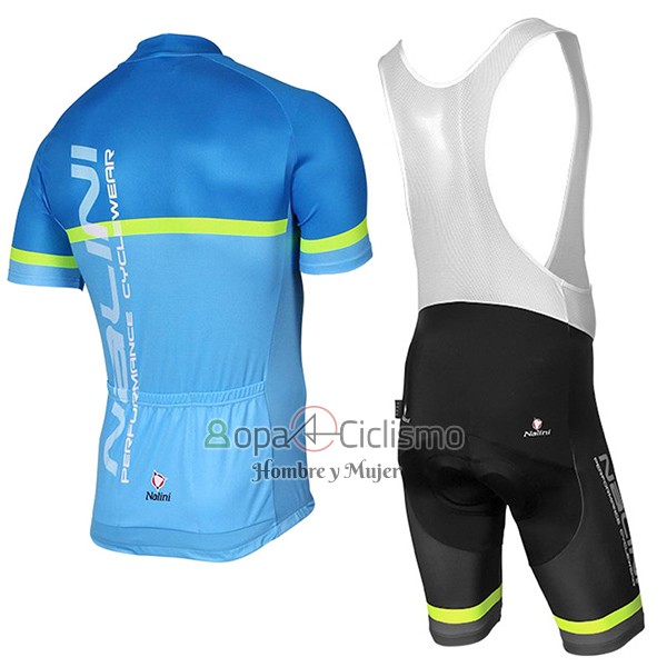 Nalini Brivio Ropa Ciclismo Culotte Corto 2017 Men Mangas Cortas Azul