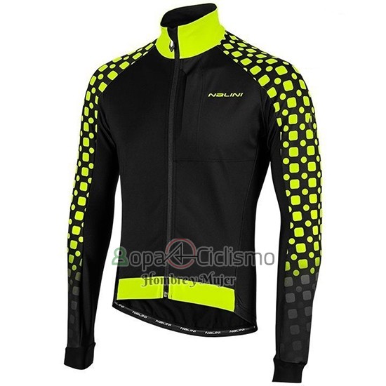 Nalini CRIT 3l 2.0 Ropa Ciclismo Culotte Largo 2019 Men Mangas Largas Negro AMarillo