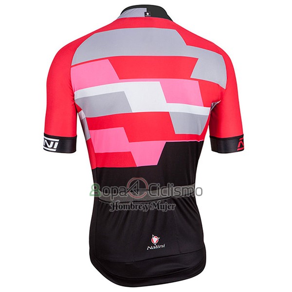 Nalini Cervino Ropa Ciclismo Culotte Corto 2017 Men Mangas Cortas Rojo y Negro