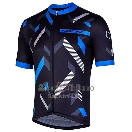 Nalini Descesa 2.0 Ropa Ciclismo Culotte Corto 2019 Men Mangas Cortas Negro Azul