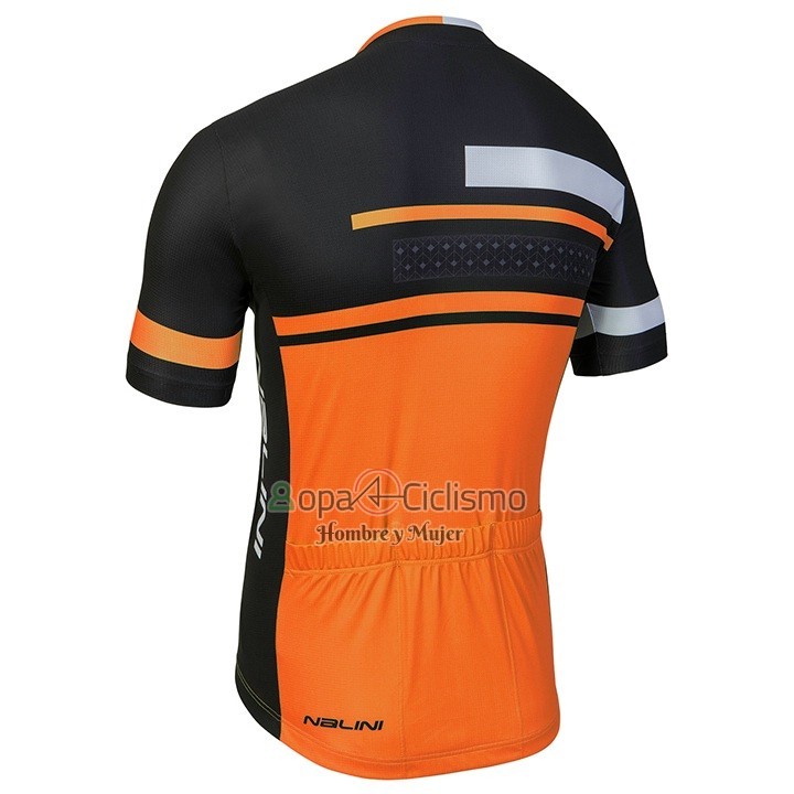 Nalini Fatica Ropa Ciclismo Culotte Corto 2018 Men Mangas Cortas Naranja