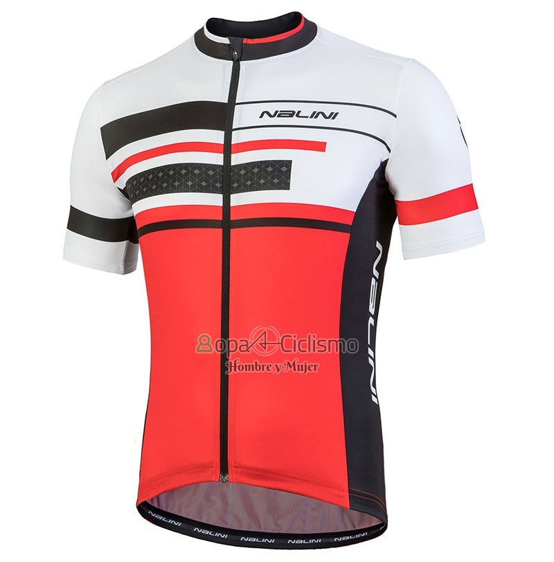 Nalini Fatica Ropa Ciclismo Culotte Corto 2018 Men Mangas Cortas Rojo