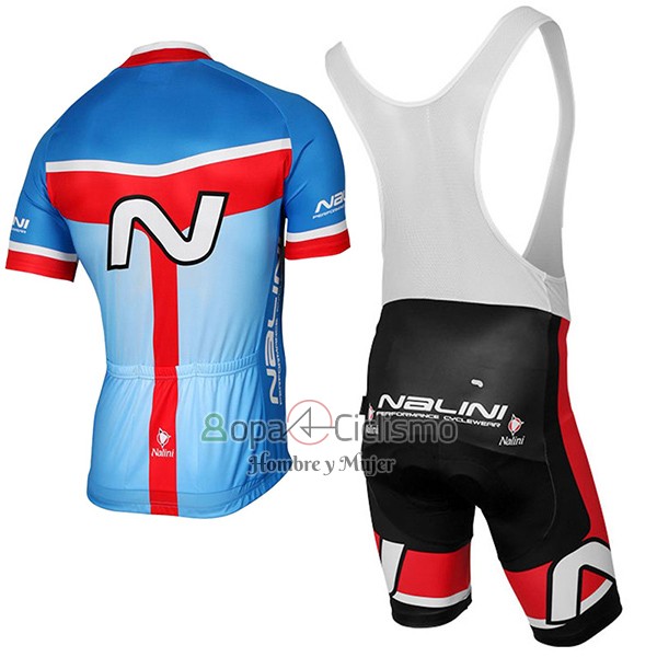 Nalini Navision Ropa Ciclismo Culotte Corto 2017 Men Mangas Cortas Azur