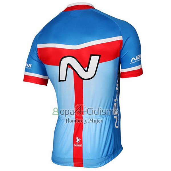 Nalini Navision Ropa Ciclismo Culotte Corto 2017 Men Mangas Cortas Azur