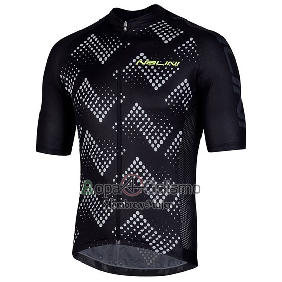Nalini Podio 2.0 Ropa Ciclismo Culotte Corto 2019 Men Mangas Cortas Negro