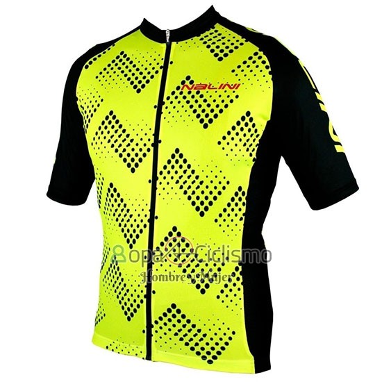 Nalini Podio 2.0 Ropa Ciclismo Culotte Corto 2019 Men Mangas Cortas Negro AMarillo