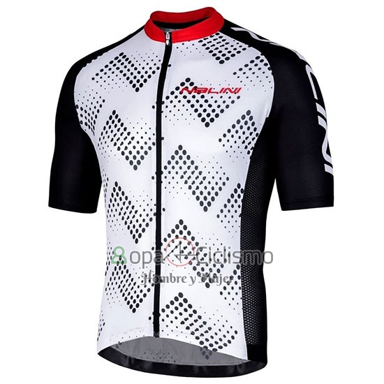 Nalini Podio 2.0 Ropa Ciclismo Culotte Corto 2019 Men Mangas Cortas Negro Blanco
