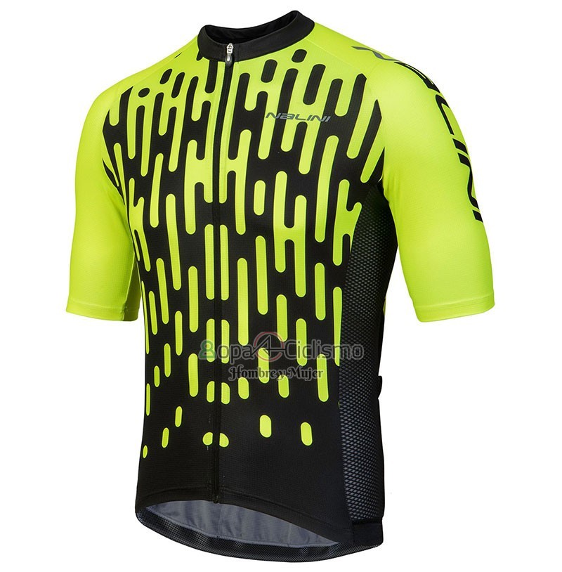 Nalini Podio Ropa Ciclismo Culotte Corto 2018 Men Mangas Cortas Verde